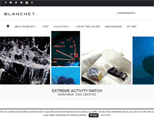 Tablet Screenshot of blanchetwatches.com